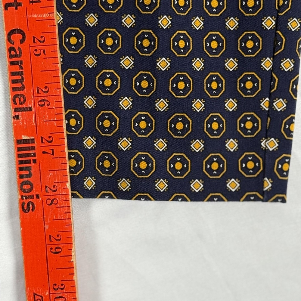 Talbots Essex Pants 2 Geometric Print Stretch Ankle Slim Career Workwear Office - Picture 10 of 12